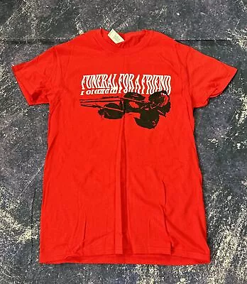 Buy Funeral For A Friend T Shirt Size A Red Is New Black  • 5.99£