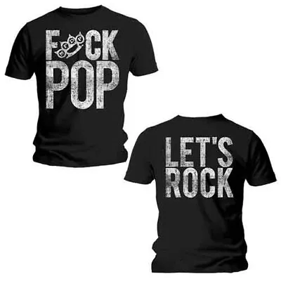 Buy Five Finger Death Punch Unisex T-Shirt: F*ck Pop (Back Print) (XX-Large) • 18.88£