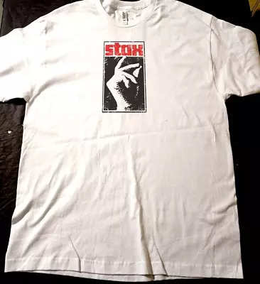 Buy Stax Records Snapping Fingers T-Shirt - Vtg- Classic Retro Soul Music XL • 10.99£