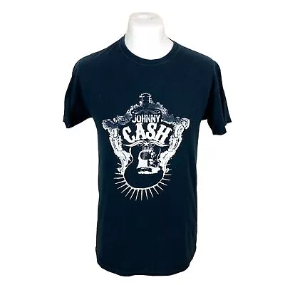 Buy Johnny Cash T Shirt Black Medium Music T Shirt Graphic Band Tee Country Music • 25£