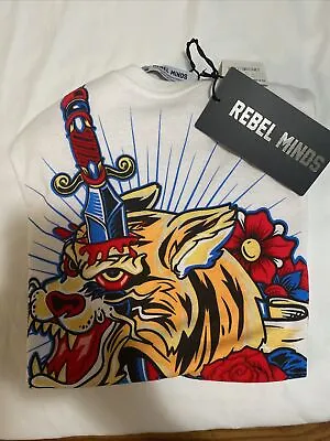 Buy Rebel Minds Graphic T-shirt Men’s Medium, New With Tags • 13.99£