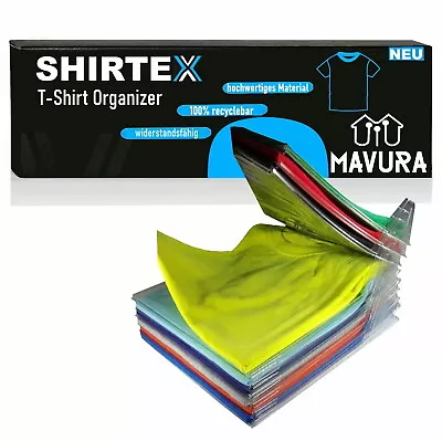 Buy SHIRTTEX T-Shirt Organizer Stackable Storage Bag Laundry Shirts Set Of 10 • 11.82£