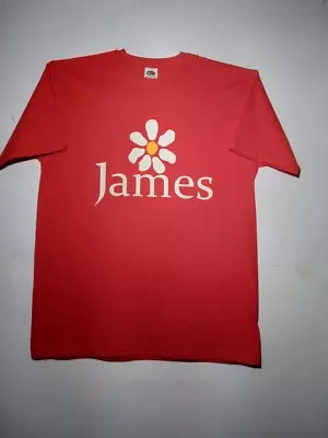 Buy Ladies And Mens James Tim Booth The Band '90 Style Tee Shirt Large Flower  • 14.99£