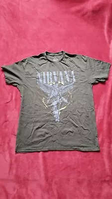 Buy Nirvana Rock T Shirt In Utero Authentic Retro Top M-4XL Kurt Cobain Festival Gig • 12.99£