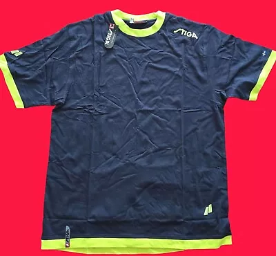 Buy NICE PRICE -- STIGA T-Shirt Apollo, Black 100% Cotton - New • 9.46£