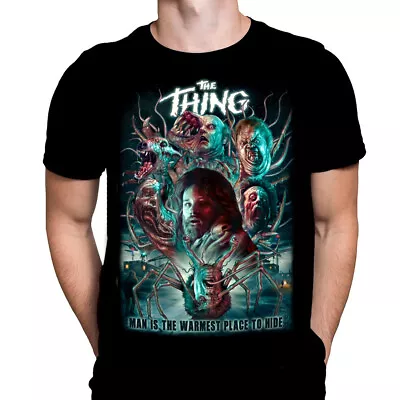 Buy THE THING - T-Shirt Black - Sizes S - 5XL -Alien / 80's Sci-Fi Horror /Mens Gift • 24.95£