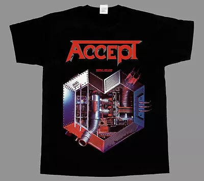 Buy Accept Metal Heart Udo New Black T-shirt 345xl • 16.77£