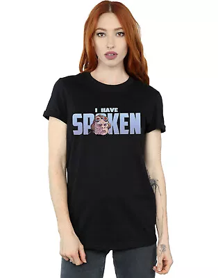 Buy Star Wars Women's The Mandalorian Kuiil I Have Spoken Boyfriend Fit T-Shirt • 13.99£