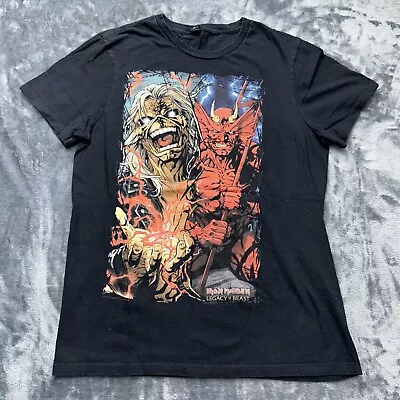 Buy Iron Maiden The Legacy Of The Beast T Shirt Womens Medium Black • 9.34£