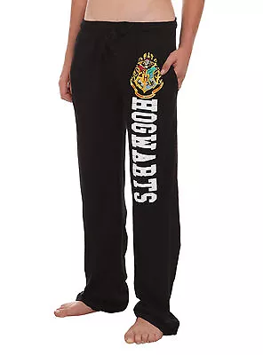 Buy Harry Potter Hogwarts School Crest Sleep Lounge Pants Pajamas MENS S-L Licensed • 32.57£