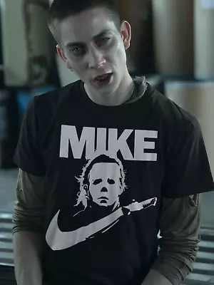 Buy Mike Halloween Michael Myers Horror Halloween Movie Scary Humour Black T Shirt • 14.99£