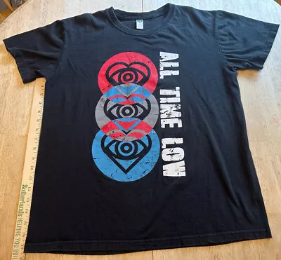 Buy All Time Low Feat. Good Charlotte Back To The Future Hearts Concert T-Shirt (L) • 13.98£