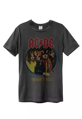 Buy AC/DC T Shirt Highway To Hell Band Logo New Official Amplified Unisex Charcoal S • 19.95£