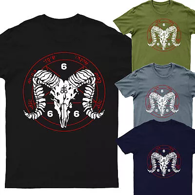 Buy Baphomet Grunge Gothic  Mens T Shirts Unisex Tee Top #D #P1 #PR • 9.99£