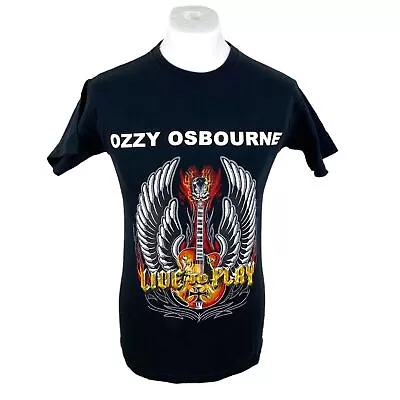 Buy Ozzy Osbourne T Shirt Small Black Rock N Roll Tee Metal Graphic Band Tee • 25£