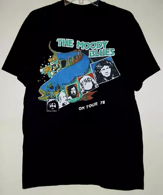 Buy The Moody Blues Band Live In Concert Adult Unisex T-Shirt All Size S To 5XL • 17.14£