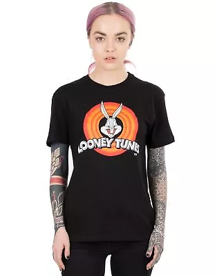 Buy Looney Tunes Black Bugs Bunny Short Sleeved T-Shirt (Womens) • 16.95£