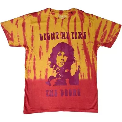 Buy The Doors Unisex T-Shirt: Light My Fire (Wash Collection) (Large) • 16.87£