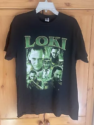 Buy Marvel Loki T Shirt God Of Mischief Size L • 10£
