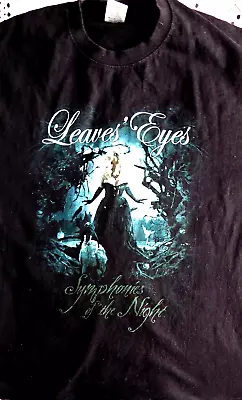 Buy Leaves Eyes T Shirt (Symphonies Of The Night) (L) • 9£