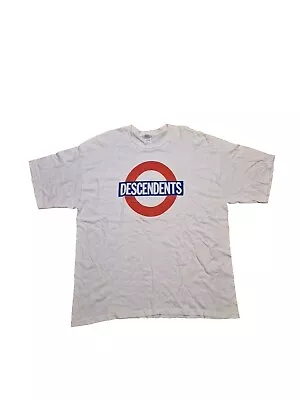 Buy Rare Vintage Descendents London Underground White T-Shirt Sz 2XL • 40.10£