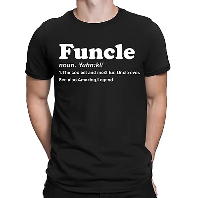 Buy Funcle Uncle Gift Idea Humor Cool Funny Gift Novelty Mens T-Shirts Tee Top #6ED • 9.99£