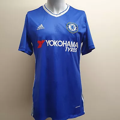 Buy Adidas Climacool Mens Blue Chelsea Football Club T-shirt Size M • 14.99£