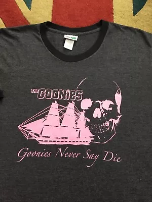 Buy Vintage Ripple Junction Goonies Never Say Die T Shirt Made In USA Size M  • 14.99£