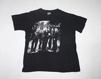 Buy Vintage 90s Nightwish Shirt Symphonic Metal Band Men's Tee Large • 52.65£