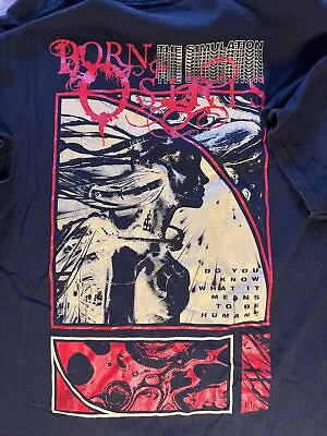 Buy Born Of Osiris T-Shirt Sz XL - Do You Know What It Means To Be Human? • 9.33£