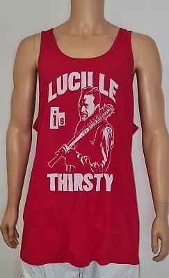 Buy The Walking Dead Negan Lucille Is Thirsty Vest Size 2XL • 15£