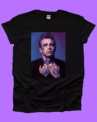 Buy James Dean Rebel Without A Cause Movie Star Icon Celebrity Mens Tshirt Woman UK • 12.99£