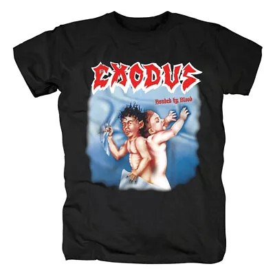Buy Exodus Bonded By Blood Cotton Black Unisex S-234XL T-shirt • 16.81£