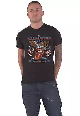 Buy The Rolling Stones T Shirt USA Tour Eagle Band Logo New Official Unisex Black • 16.95£