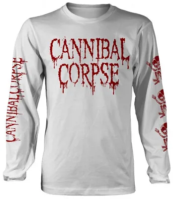 Buy Cannibal Corpse Butchered At Birth White Long Sleeve Shirt • 30.69£