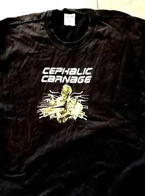 Buy Cephalic Carnage T-shirt XXL 2XL Misery Index The Red Chord Exhumed Dying Fetus • 17.99£