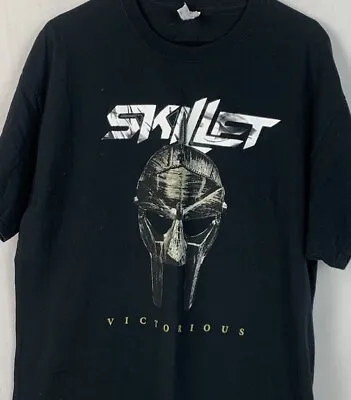 Buy Skillet T Shirt Victorious Tour Rock Metal Band Tee Tour Concert Men’s XL • 20.96£