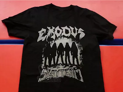 Buy 1985 EXODUS Bonded By Blood Tour  Unisex Black Men T-shirt S-234XL AG152 • 17.70£