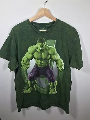 Buy Marvel Avengers Age Of Ultron The Incredible Hulk Men's TShirt Large 100% Cotton • 12.99£