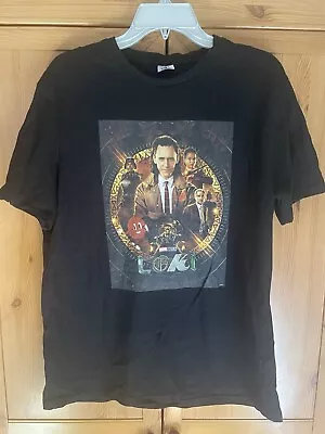Buy Marvel Loki T Shirt TVA  God Of Mischief Size L • 10£
