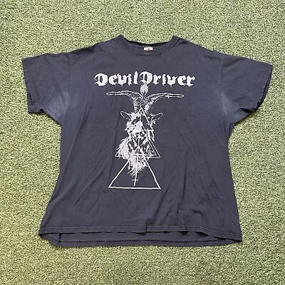 Buy DevilDriver Shirt XXL Vintage 00s Y2K Band Concert Tour Album Tee • 46.66£