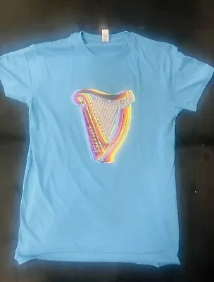 Buy Guinness Sky Blue Summer T Shirt Ask Me For A Smooth Guinness New Sz XL • 8£