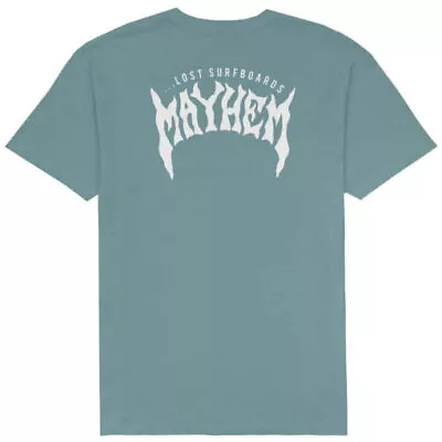Buy LOST - Mens Mayhem Designs T-Shirt - Seafoam - Summer/Beach Short Sleeve Top • 19.59£
