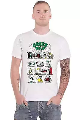 Buy Green Day T Shirt Dookie Hall Of Fame Band Logo New Official Mens White • 16.95£