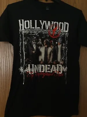 Buy Hollywood Undead - “The Underground” Tour - 2013 Black Shirt - M - Tultex • 41.94£