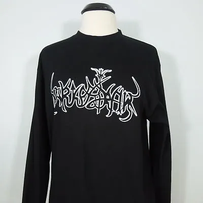 Buy DARKESTRAH Band Logo L LARGE Official Long Sleeve Shirt No Colours Records Men • 23.32£