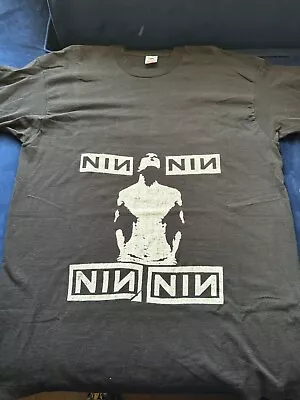 Buy Vintage 1994 Nine Inch Nails Band T-Shirt Men's Size XL Single Single Stitch • 77.02£