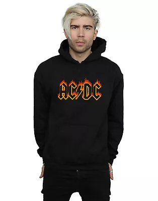 Buy AC/DC Men's Flames Logo Hoodie • 37.60£