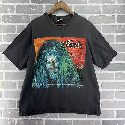 Buy Vintage Rob Zombie HellBilly Deluxe Satan O Phonic Winterland T-Shirt XL Rock • 140.04£