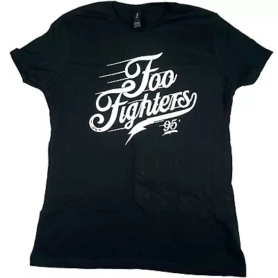 Buy An Official Foo Fighters 95' Black Ladies T-Shirt - Size Large • 17.99£